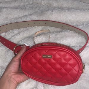 Red belt bag